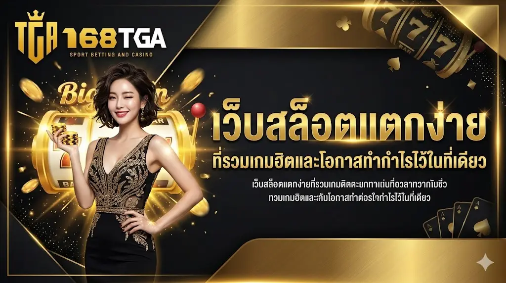 168tga เว็บสล็อตแตกง่าย ที่รวมเกมฮิตและโอกาสทำกำไรไว้ในที่เดียว